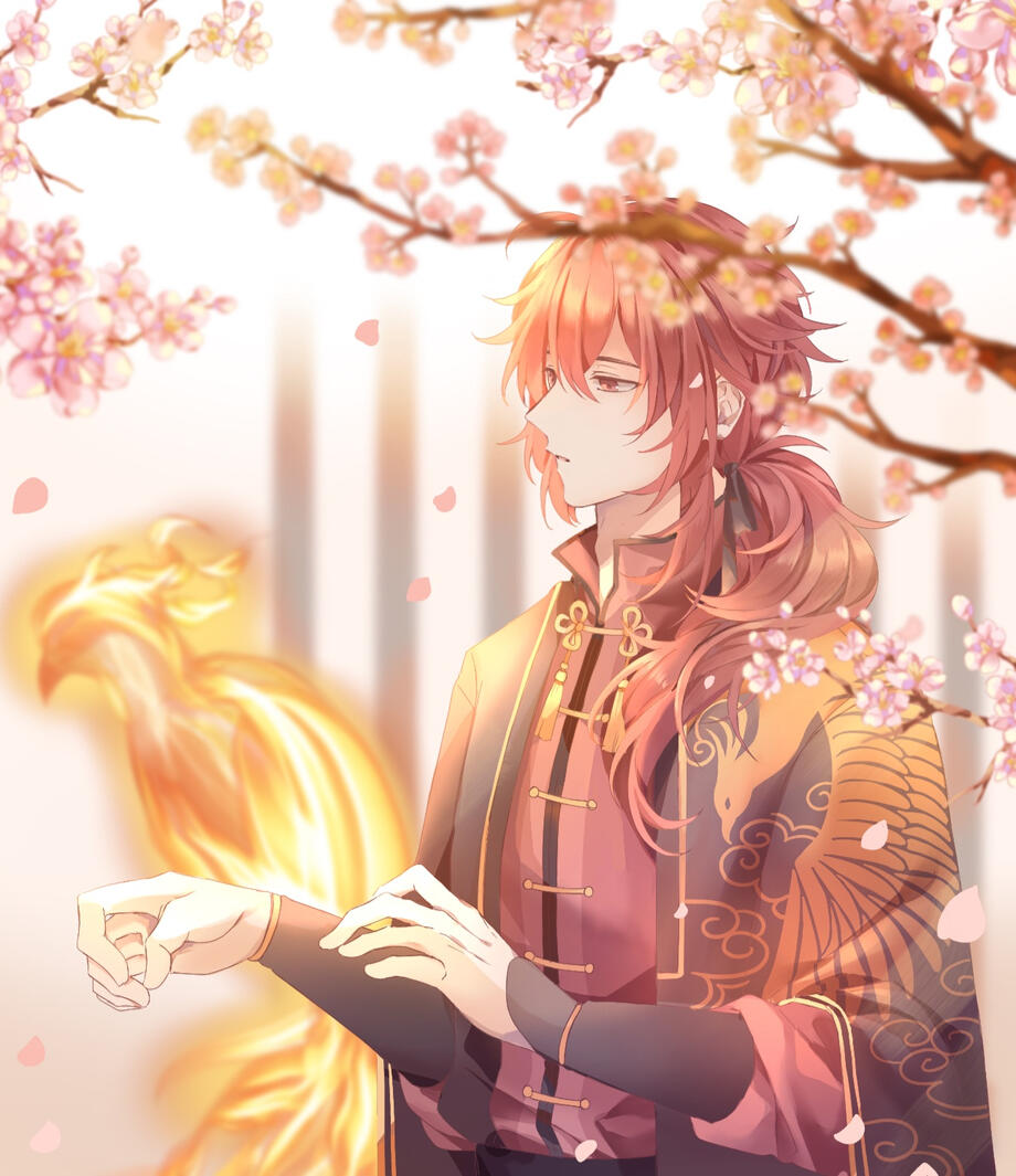 Genshin Impact Diluc fanart (February 26, 2021)